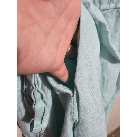 Matty M Dress Womens Flutter Sleeve Size Small Baby Blue w Belt and Pockets(813) - Picture 4 of 4